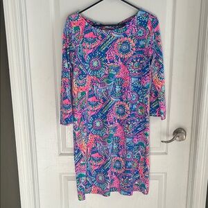 Lilly Pulitzer No Prob-llama Colorful Patterned Dress